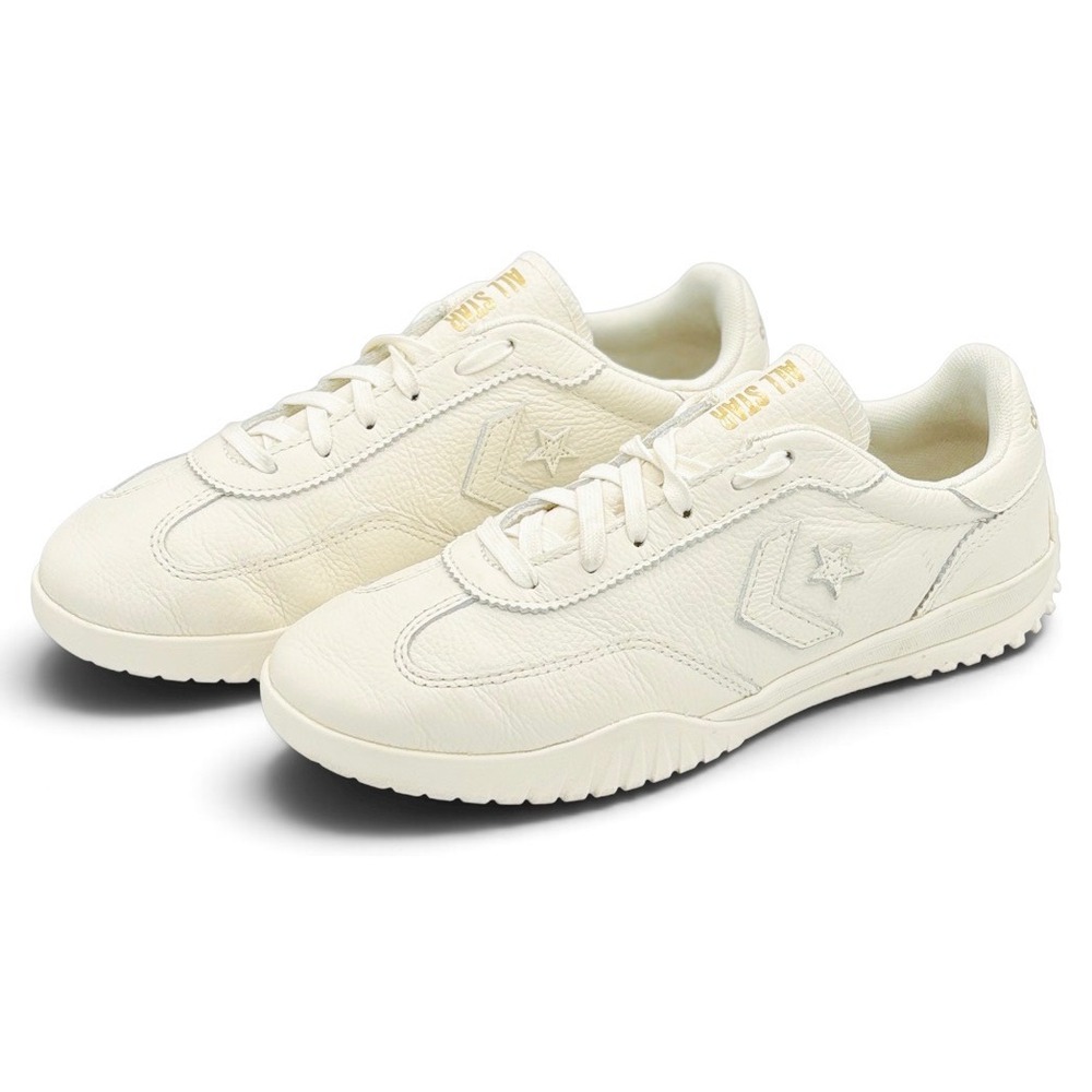 Converse Run Star Trainer Shoes Women's 8.5 Mens 7 Egret Leather A12778C Low Top